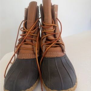 L.L. Bean Brown Bean Boots size 6W